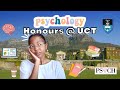 MY HONOURS PSYCHOLOGY DEGREE EXPERIENCE AT UCT | AFRICA'S BEST UNIVERSITY | SOUTH AFRICAN YOUTUBER