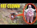 If you ever see this FAT Clown at the clown tunnel, DO NOT let him eat you!! Run away FAST!!