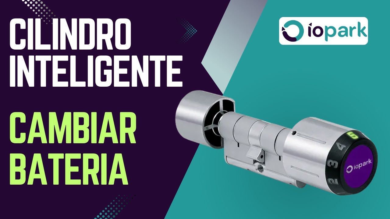 Vídeo explicativo sobre cómo cambiar la batería del cilindro inteligente C760