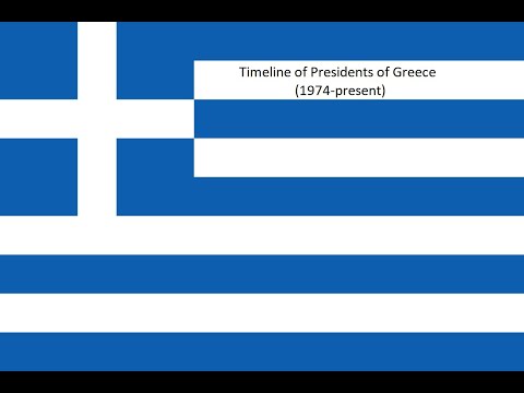 Timeline of Presidents of Greece (1974-present)