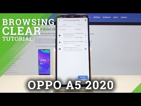 How to Clear Browsing Data in OPPO A5 2020 - Delete Cookies