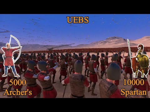 10000 Spartan vs 5000 Archers | Ultimate Epic Battle Simulator |
