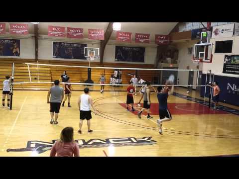 Nyack college coed volleyball game 4