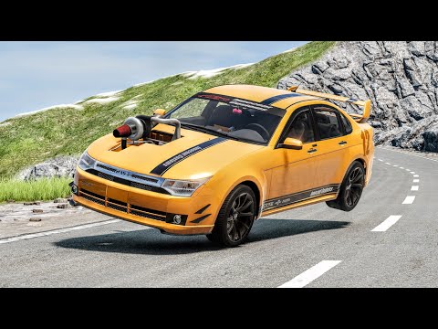 Overconfident Driver Crashes #4 - BeamNG Drive | CrashBoomPunk