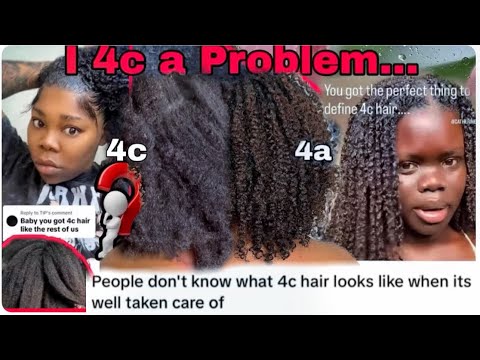 Everyone wants 4c hair but no one WANTS 4C hair. 
