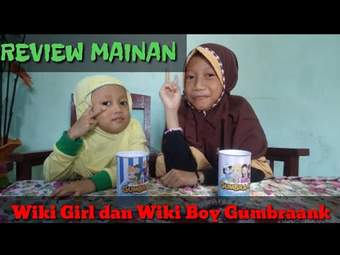 Review Mainan Viral kekinian: Wiki Girl dan Wiki Boy Gumbraank