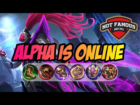 Alpha tank semi damage , cocok buat open war | Alpha Tank | Gameplay Alpha | Mobile Legends