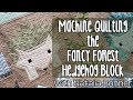 Fancy Forest Quilt Hedgehog Block Machine Quilting By Natalia Bonner