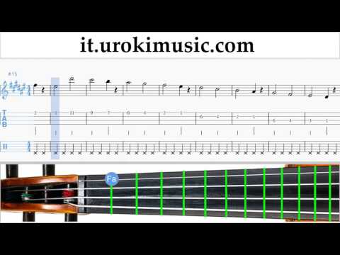 Lezioni di Violino Michael Jackson - Beat It Tutorial Spartito Parte#1 um-i276