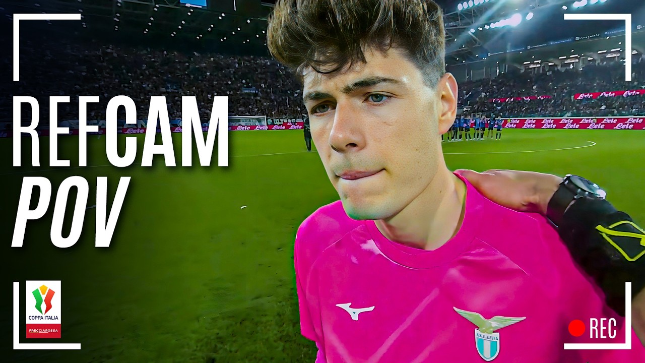 REF CAM POV: You Are The Referee in Atalanta-Lazio | Coppa Italia Frecciarossa 2025/26