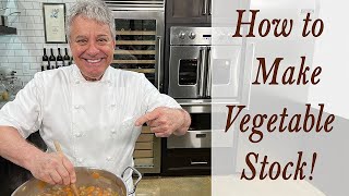 How To Make Vegetable Broth/Stock | Chef Jean-Pierre