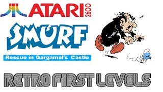 Smurf Rescue in Gargamel's Castle  - Atari 2600 (Retro First Levels)