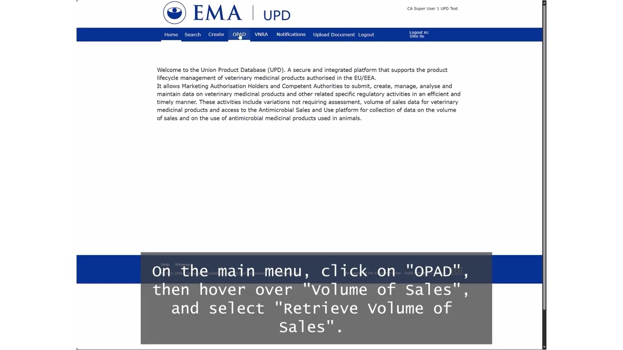 How to view and download volume of sales data - NCA user