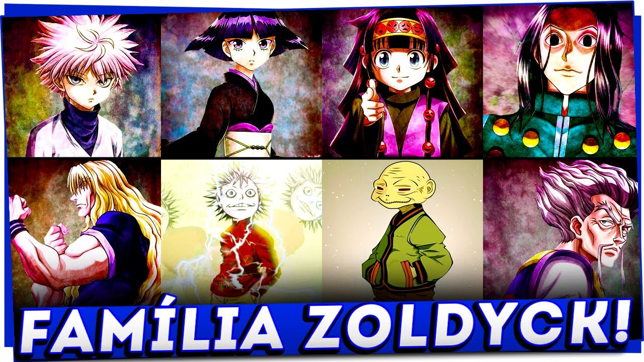 TUDO SOBRE OS 10 MEMBROS DA FAMÍLIA ZOLDYCK - PODERES, HISTÓRIA e SEGREDOS | Hunter x Hunter