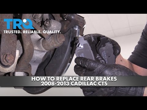 TRQ - How To Replace Rear Brake Pads & Rotors 2008-13 Cadillac CTS