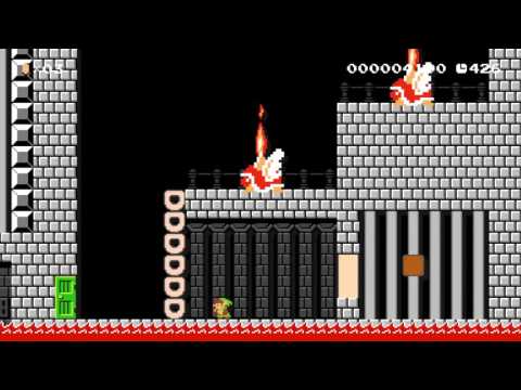 SUPER MARIO MAKER: Zelda OoT The Fire Temple