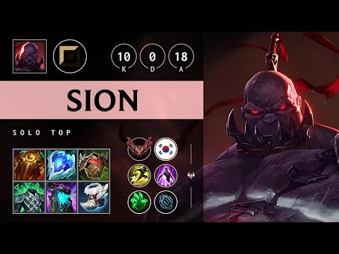 Sion Top vs Jayce - KR Grandmaster Patch 25.07
