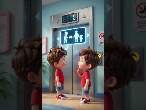 المصعد قال: لا!... #cartoon #peace #funny #kids #رسوم_متحركة #كرتوناطفال #أطفال