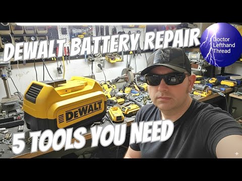 Easy DeWalt Battery Repair With Just 5 Tools!