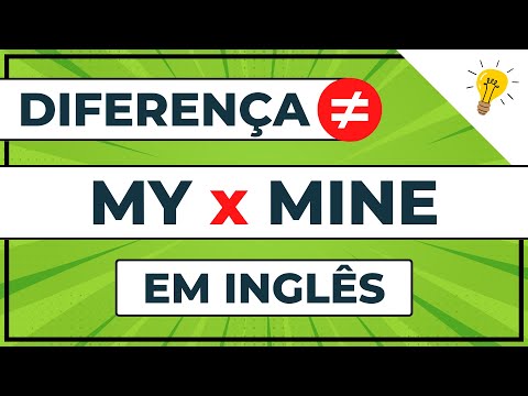 A DIFERENÇA ENTRE PRONOMES POSSESSIVOS EM INGLÊS E ADJETIVOS POSSESSIVOS
