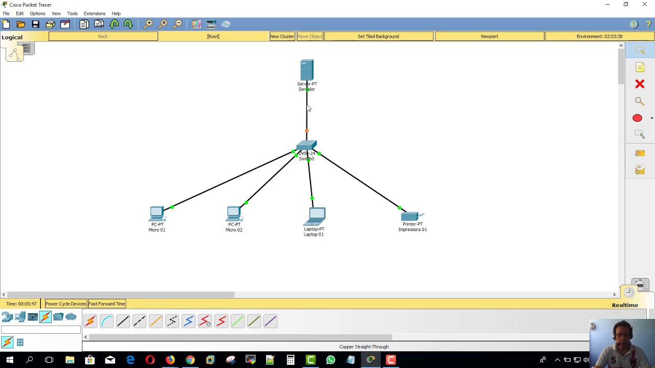 Packet Tracer Montando uma rede básica