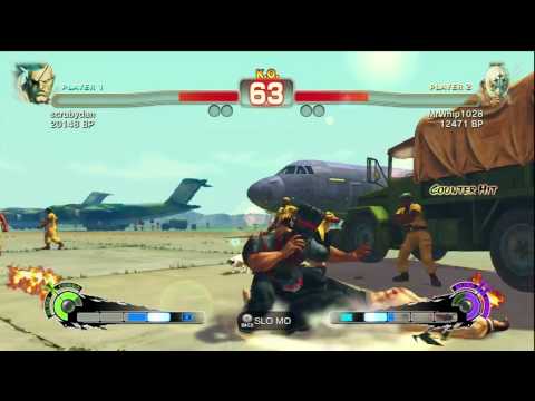 SSF4: scrubydan (Sagat) vs. MrWhip1028 (El Fuerte)