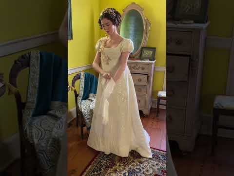 Dressing Pride and Prejudice #regencycore  #regency #shorts