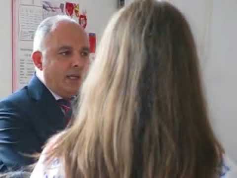 Judecatorul Ion Rebeca la Scoala Gimnaziala Valea Ursului