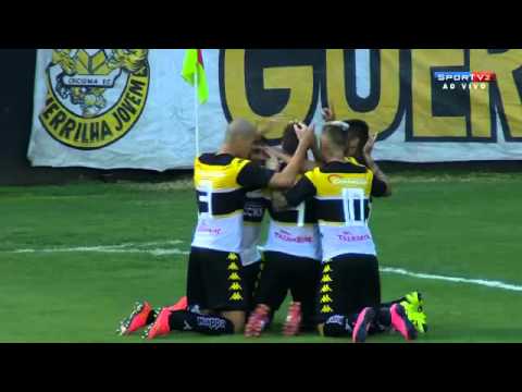 GOL DE DIEGO GIARETTA PARA O CRICIUMA - CRICIUMA 1 X 1 CRUZEIRO