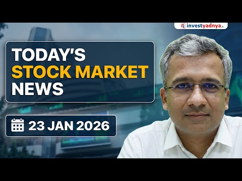 Daily Stock Market News(23 Jan 2026): US Markets & Greenland Deal, India Growth & Q3 Results