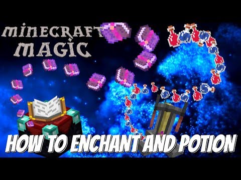 How to Enchant and Make Potions in Minecraft 1 14+: Minecraft Magic Ep1 with Avomance 2019