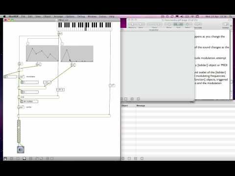 Max MSP Tutorial 06a6: Frequency Modulation [3]