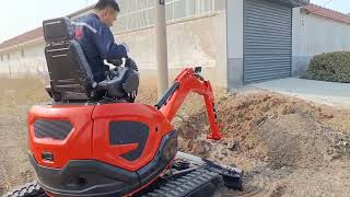 2.5 ton excavator digging video.#miniexcavator #excavator