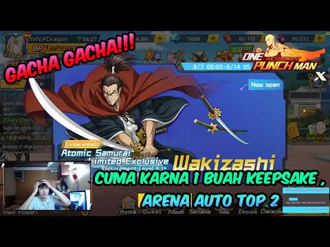 GACHA KEEPSAKE ATOMIC SSR+ !!! - Langsung TOP RANK 2 Arena Bos - OPM The Strongest Indonesia