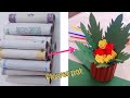 Diy flower pot✨easy flower pot✨how to make easy flower pot💐#ytvideos #handmade #diy #craft #easy