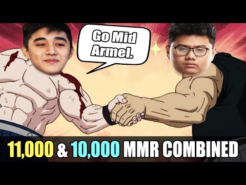 When 11,000 & 10,000 MMR COMBINED! - Abed PL & Armel Storm Spirit vs KUKU & 23savage - SEA PUBS