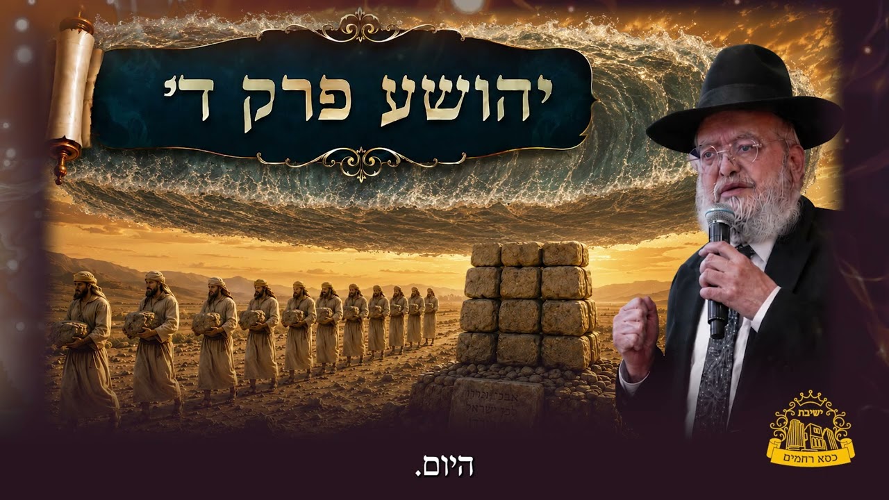 נ"ך המבואר - יהושע פרק ד' - הרב מצליח חי מאזוז