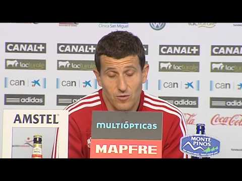 Rueda de prensa de Javi Gracia