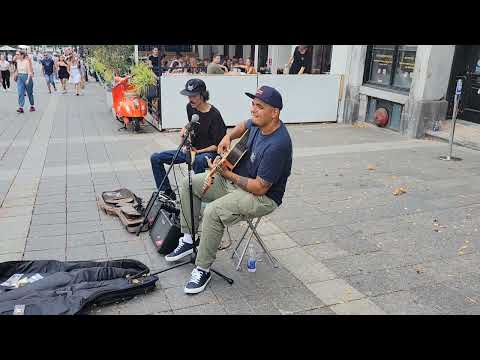 Montreal Blues Busker Othman Wahabi.