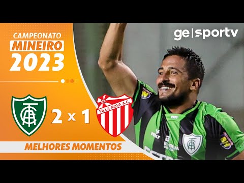 Gols e lances de América-MG x Vila Nova-MG