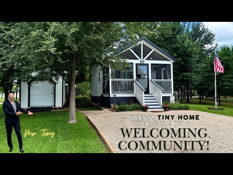 FULLY LOADED TINY HOME - Screened Porch, Private Storage, Custom Fire Pit Lounge