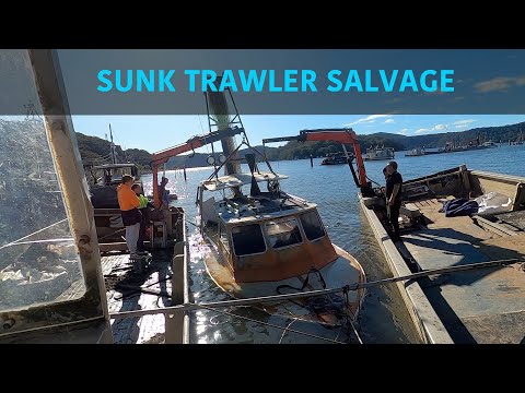 Sunk Trawler Salvage