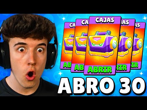 ABRO *30 CAJAS MECHA* Y ME TOCA UNA SKIN LEGENDARIA en BRAWL STARS