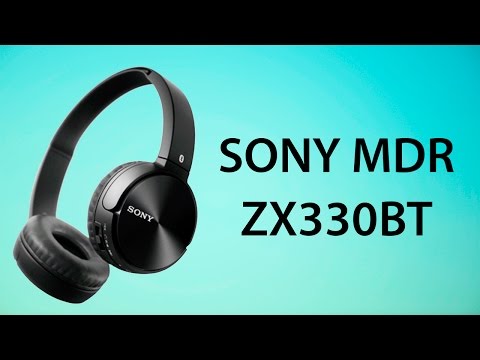 Наушники Sony MDR-ZX330BT черный - Видео