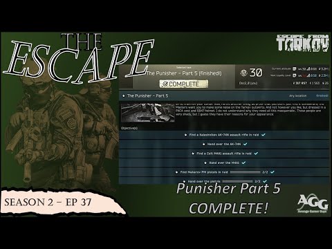 Punisher Part 5 COMPLETE! - The Escape - S2 EP 37 [Escape from Tarkov]