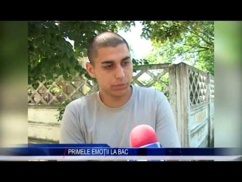 PRIMELE EMOTII LA BAC