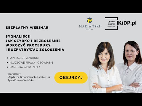Sygnaliści – jak szybko i bezboleśnie wdrożyć procedury i rozpatrywać zgłoszenia? #sygnalisci