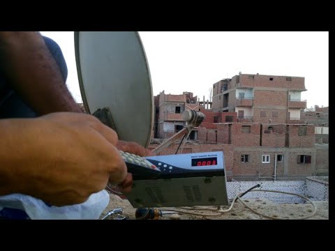 اسهل طريقه لضبط طبق الدش على قمر نايل سات