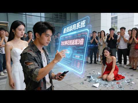 窮小子當眾被女神嘲諷窮逼，意外覺醒最強系統，為女孩花錢就能加倍返現，女神跪地悔哭！