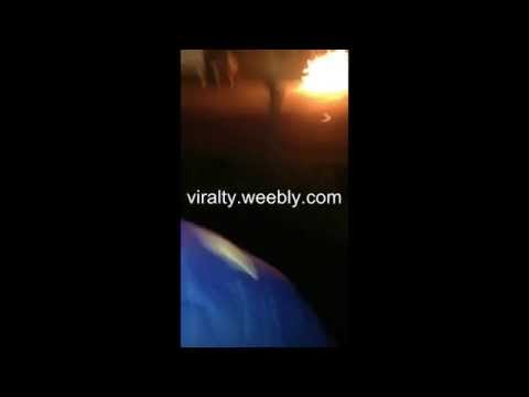 Politieauto in brand gestoken Houten